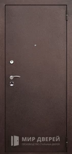 Входная металлическая дверь эконом класса №5 внешняя - фото