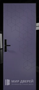 Железная дверь со smart замком №46 внешняя - фото