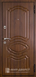 Дверь входная под дерево современная №20 внешняя - фото