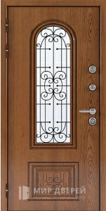 Филёнчатая термо дверь со вставками №3 внутренняя - фото
