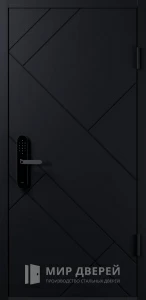 Входная дверь с умным замком №19 внешняя - фото