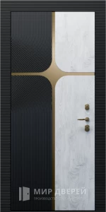 Уличная дверь для частного дома от дизайнера №14 внутренняя - фото