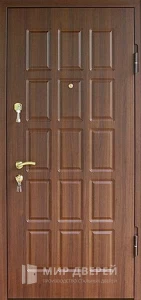 Входная дверь с терморазрывом МДФ МДФ №373 внешняя - фото