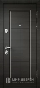 Квартирная дверь со шпоном №35 внешняя - фото