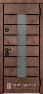 Входная дверь в частный дом №18 внешняя - фото