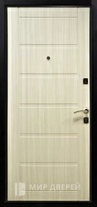Дверь входная светлая снаружи №5 внутренняя - фото