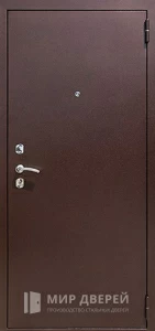 Металлическая дверь в квартиру порошковая №84 внешняя - фото