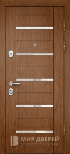 Нестандартная входная дверь в квартиру №10 внешняя - фото