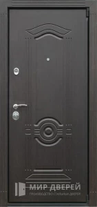 Входная металлическая дверь в квартиру с противосъемными блокираторами №339 внешняя - фото