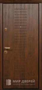 Дверь для частного дома на улицу стальная №381 внешняя - фото