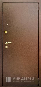 Утепленная дверь в дом №7 внешняя - фото