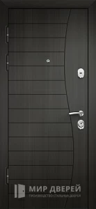 Дверь венеция венге входная №13 внутренняя - фото