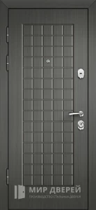 Входная дверь серая снаружи и внутри №17 внутренняя - фото