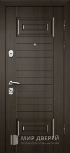 Наружная дверь с МДФ ПВХ и МДФ шпон №31 внешняя - фото