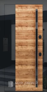 Входная дверь с длинной ручкой №30 внутренняя - фото