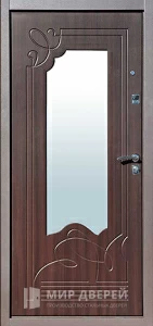 Дверь трехконтурная с зеркалом №5 внутренняя - фото