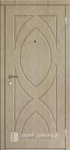 Современная стильная входная дверь №24 внешняя - фото