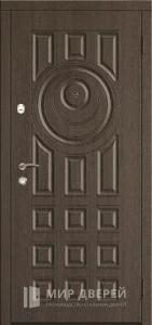 Металлическая нестандартная дверь на заказ №15 внешняя - фото