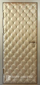 Дверь металлическая из экокожи №27 внутренняя - фото